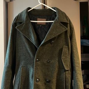 Civil Society Olive Pea Coat Men’s Medium